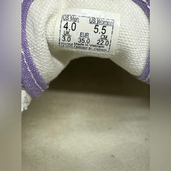 VANS Authentic Shoes Classic Lace-Up, CHALK VIOLET, Sneakers, Men 4 / Women 5.5 - Picture 7 of 8